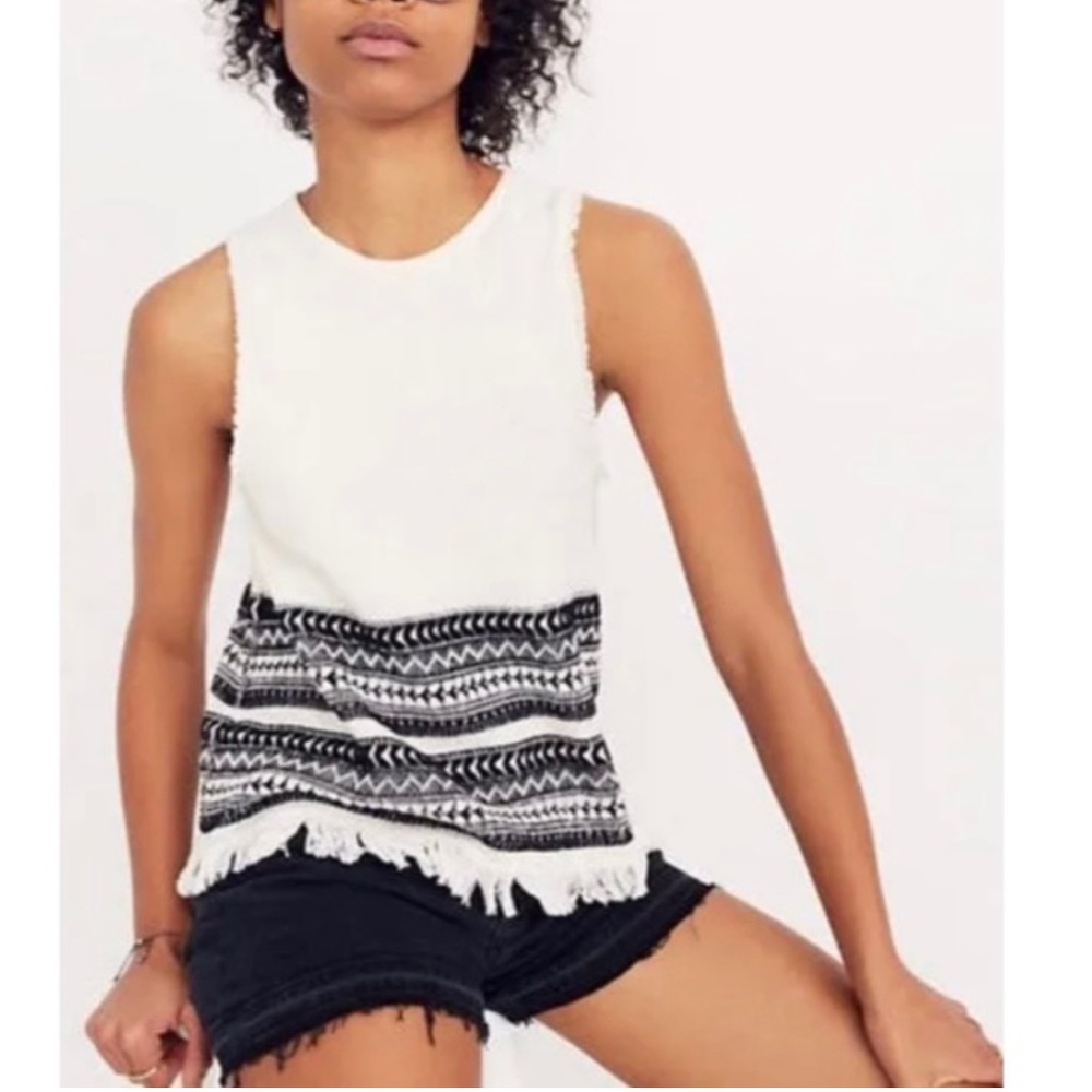 Madewell fringe tank